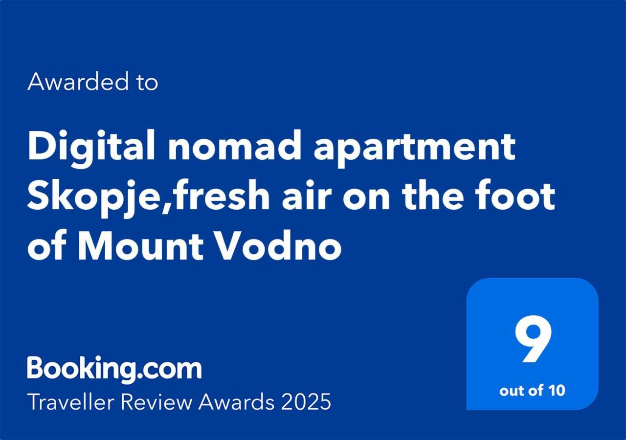 סקופיה Digital Nomad Comfy Apartment,Foot Mountain Vodno And Millennium Cross,19 Min By Walk To Cener,Free Parking מראה חיצוני תמונה